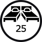 25 kreveta